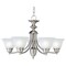 Maxim Malaga 5-Light 25" Wide Satin Nickel Chandelier 2699MRSN - alternate 1